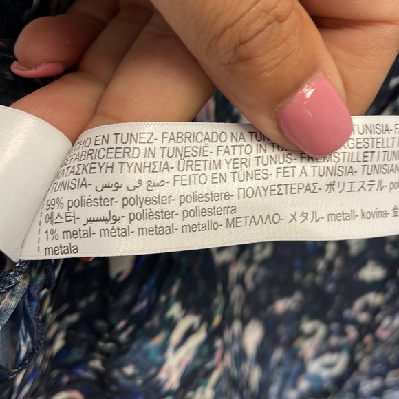 Massimo Dutti printed button Down top - Picture 5 of 5